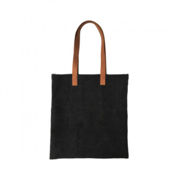 Tote Bag Jute Noir