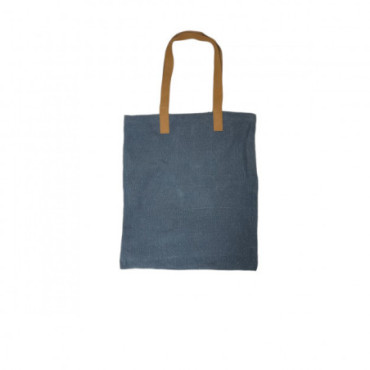 Tote Bag Jute Gris Foncé