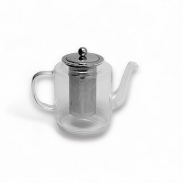 Theiere Tea Pot Verre Filtre Inox Grand