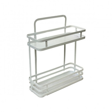 Chariot Etagere Slim Blanc