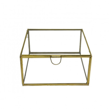 Boite A Bijoux Carree Brass Grand