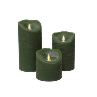 Bougies Eternelles x3 Vert