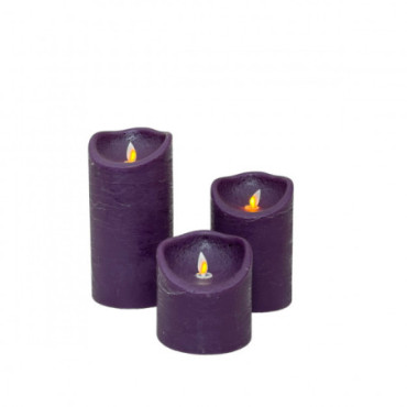 Bougies Eternelles x3 Violet