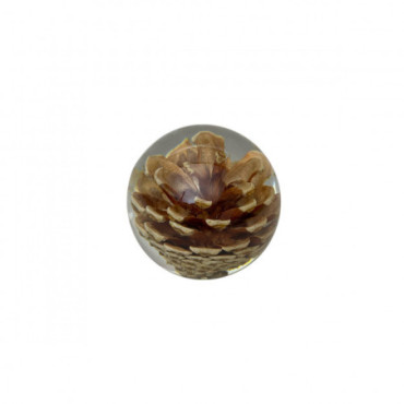 Crystal Boule Pine Cone