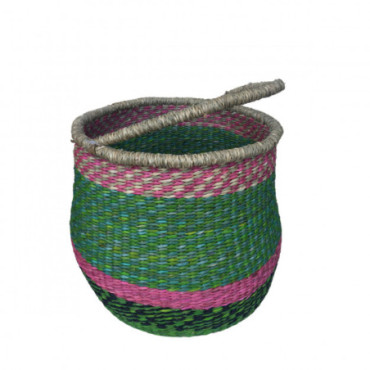 Panier Osier Multicolore