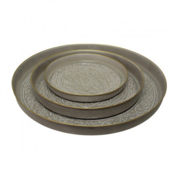 Plateau Berbere Large Gris