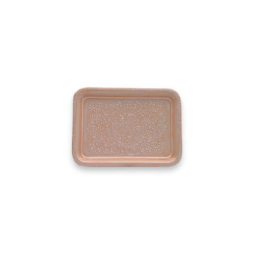 Plateau Rectangle Berbere Grand Rose Clair