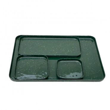 Plateaux Carre Spot x4 Vert Foncé