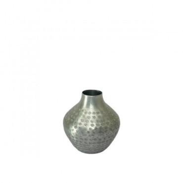 Mini Vase Alu Silver Martele 19