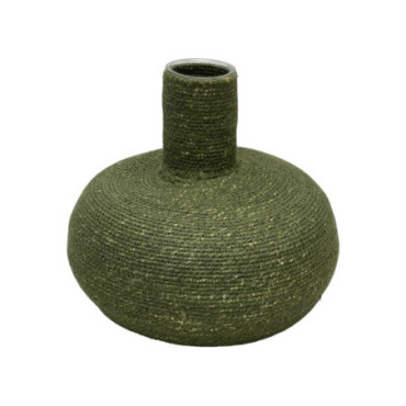 Vase Abaca Olive