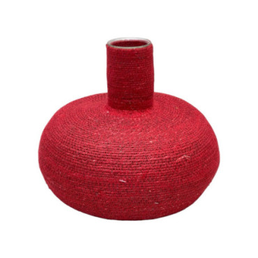 Vase Abaca Rouge