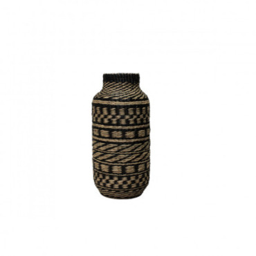 Vase Tresse Noir 8