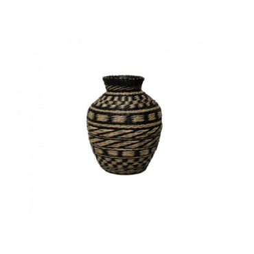 Vase Tresse Noir 9