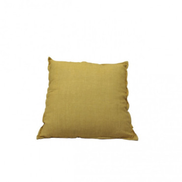 Coussin Lin 45X45 Moutarde