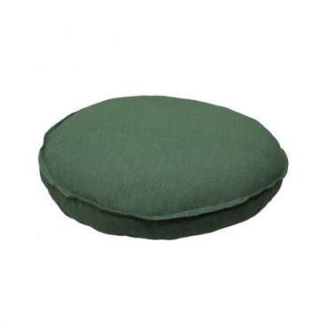 Coussin Lin 60Dx5 Vert