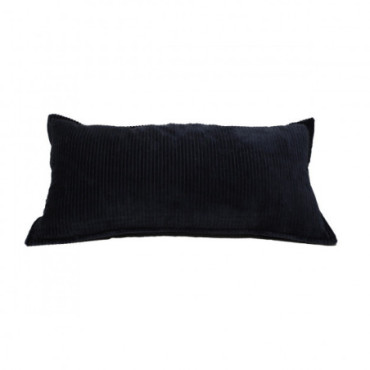 Coussin Velours Cotele 35X70 Carbone