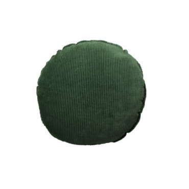 Coussin Velours Cotele 60D Vert