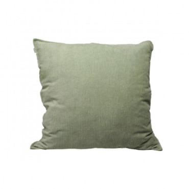 Coussin Velours Cotele 70X70 Menthe