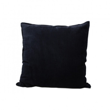 Coussin Velours Cotele 70X70 Marine