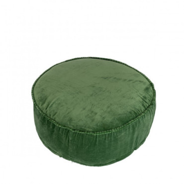 Pouf Velours Vert