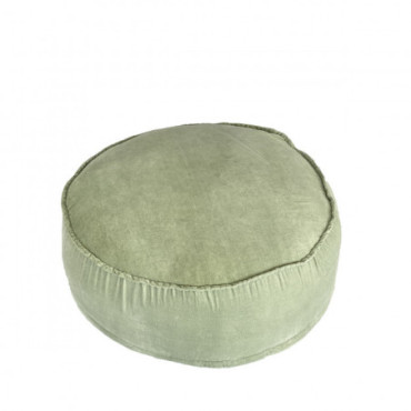 Pouf Velours Menthe