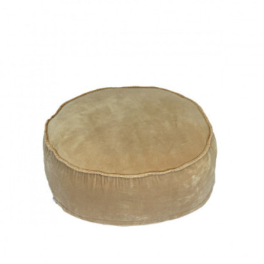 Pouf Velours Poudre