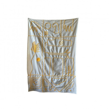 Nappe Atlas Brode Jaune