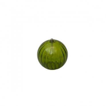 Lampe à huile Sphere Striee M Olive