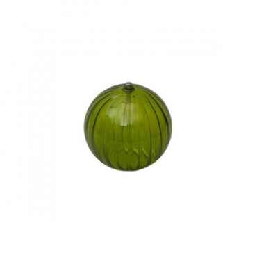 Lampe à huile Sphere Striee Xl Olive