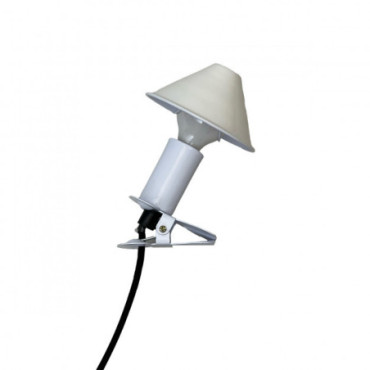 Lampe Clip Mush Room Blanc