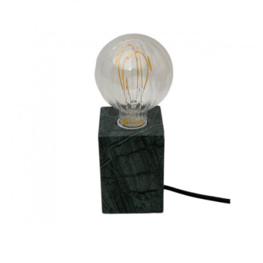 Lampe Borne Marbre Carre Vert