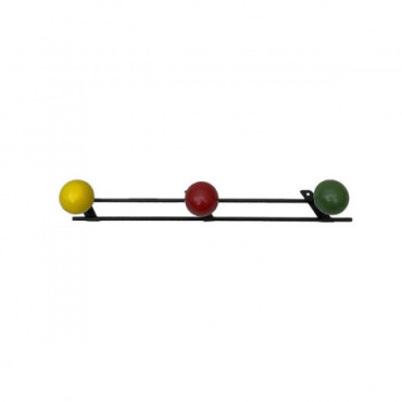 Porte Manteaux 3 Boules Multicolore