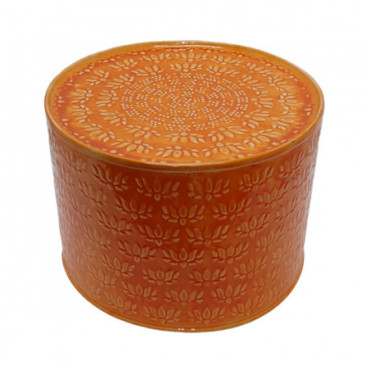 Pouf Lotus Orange