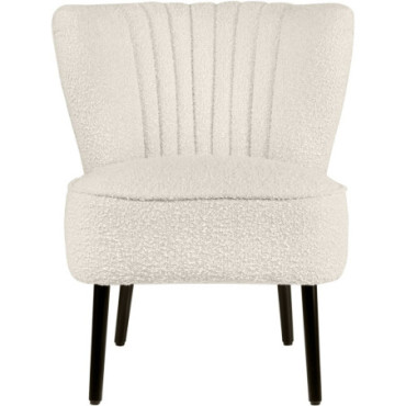 Fauteuil Twiggy Bouclé Crème