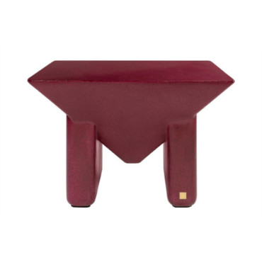 Table basse Prism Bordeaux brillant