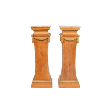 Colonnes en bois Louis XVI