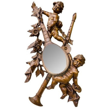 Miroir de statue