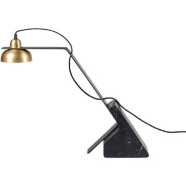 Lampe de table Pulse en marbre Marquina