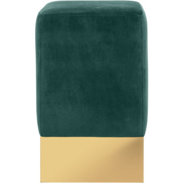 Tabouret Stella en velours vert