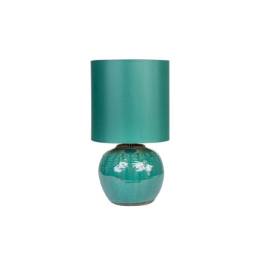 Lampe + abat-jour en pot de gingembre 39