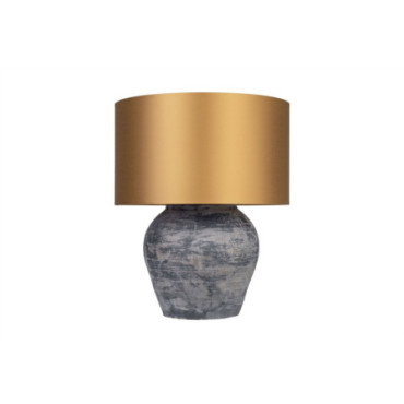 Lampe Vase en Terre Cuite + Abat-jour 10