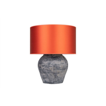 Lampe Vase en Terre Cuite + Abat-jour 11