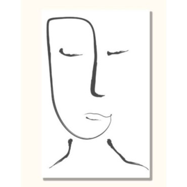 Affiche Cili Brtn Visage Songeur 40x60cm