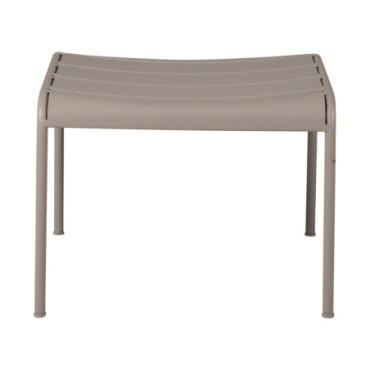 Appui pieds outdoor métal taupe