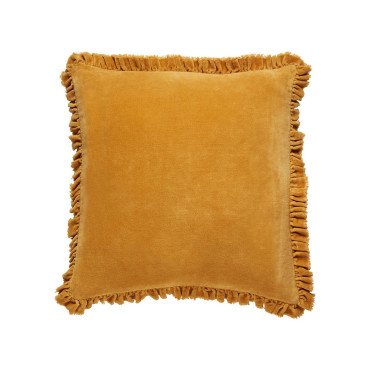 Coussin hippy ocre