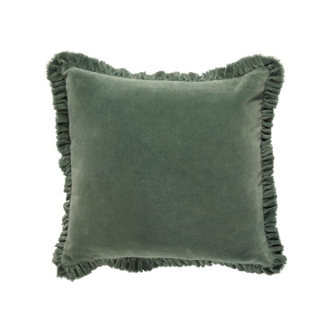 Coussin hippy vert amande