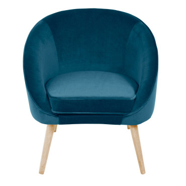 Fauteuil bleu foncé