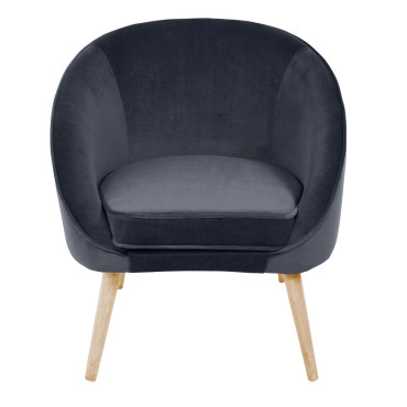 Fauteuil gris foncé