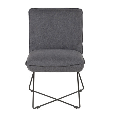 Fauteuil gris foncé