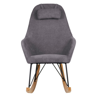 Fauteuil gris foncé